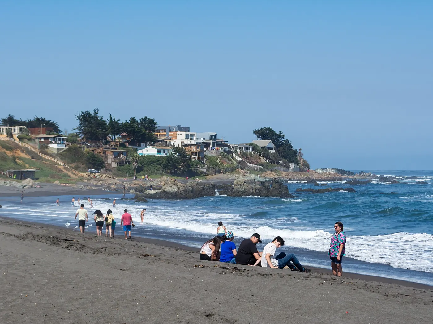 Playa Infiernillo, en Pichilemu